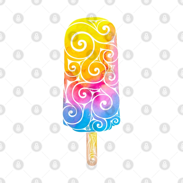 Swirly Popsicle by VectorInk