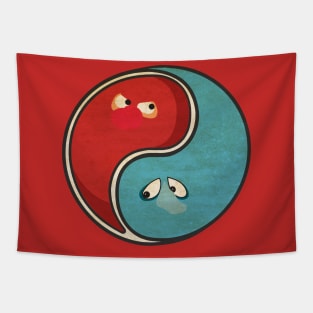 Heat Miser ying yang Tapestry