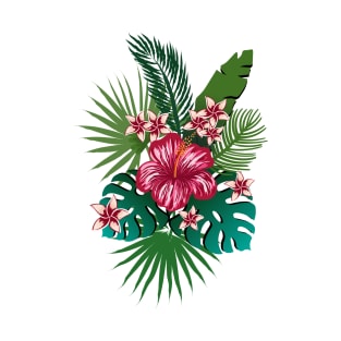 Hawaii Plant Flower Hibiscus Tropical T-Shirt