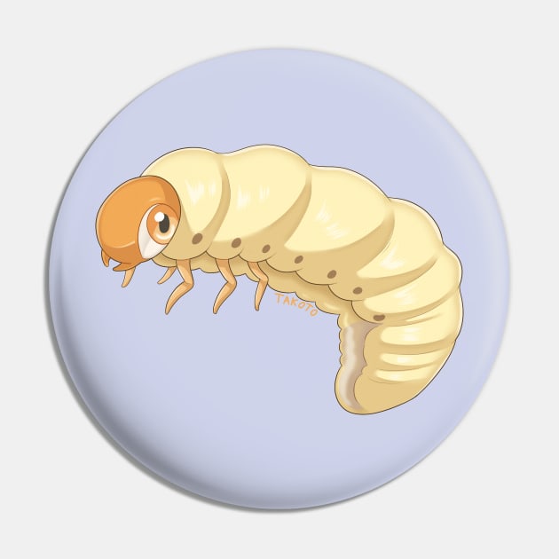 Beetle Grub Pin by takoto