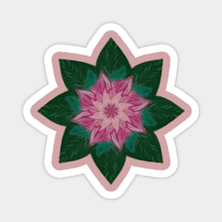 Pink Flower Magnet