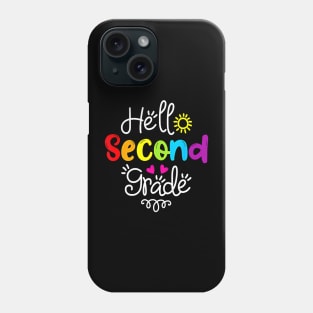 Hello Second Grade 2nd Grade Back To School Phone Case