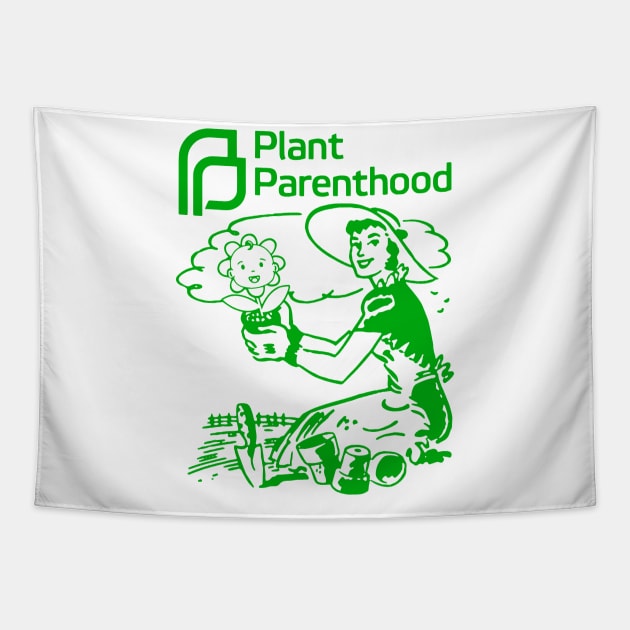 Plant Parenthood Tapestry by ADODARNGH