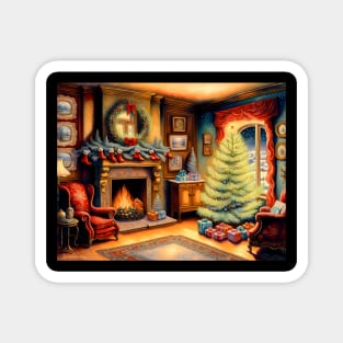 Cozy Christmas Magnet