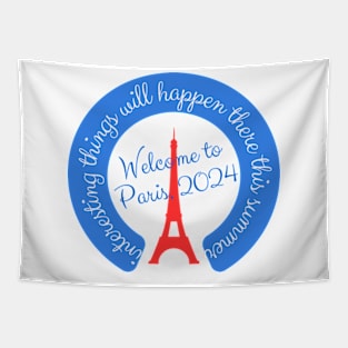 Travel destination 2024, Paris olympics Tapestry