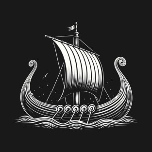 Viking Longship: Voyage Through Time T-Shirt