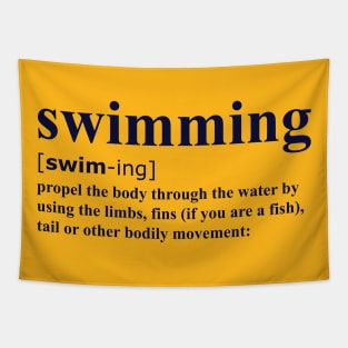 Swimming Dictionary definition Tapestry