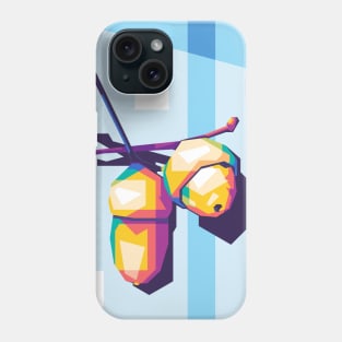 acorn pop art Phone Case