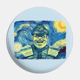 Mortal Kombat Van Gogh Style Pin