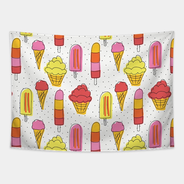 Yummy Popsicles Tapestry by Sandra Hutter Designs