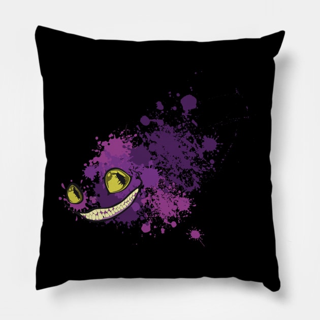 Cheshire spirit Pillow by Edwoody