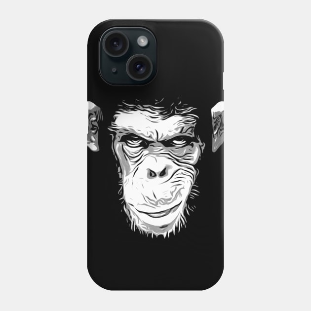 Evil Monkey Phone Case by Nicklas81