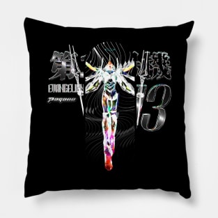 Stained Glass Evangelion 13 (3.0 + 1.0) Pillow