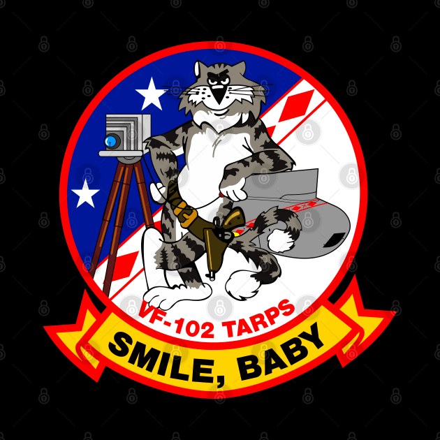 F-14 Tomcat - VF-102 TARPS - Smile, Baby - Clean Style by TomcatGypsy