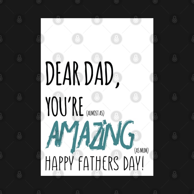 Father's day card - you are amazing by CharlieCreates