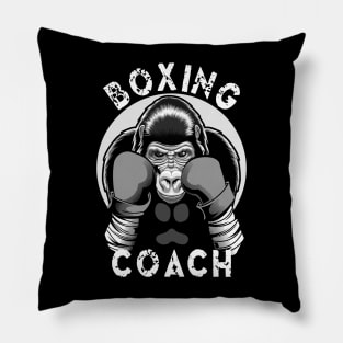 Gorilla Boxing Coach Pillow