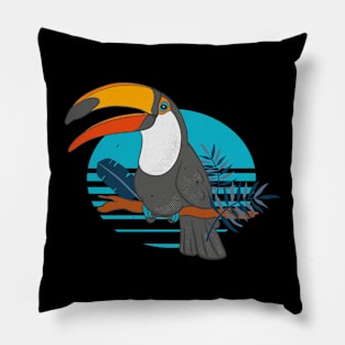 Toucan Bird Tropical Rainforest Animal Pillow