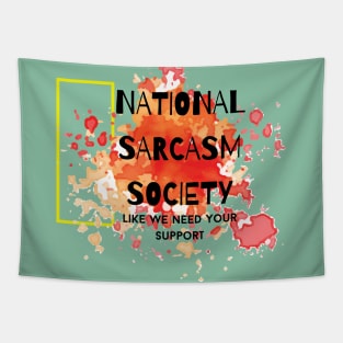 National Sarcasm Society Tapestry