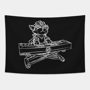 Protector Keyboard Meme(white) Tapestry