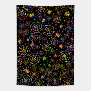 RAINBOW Spiders Tapestry