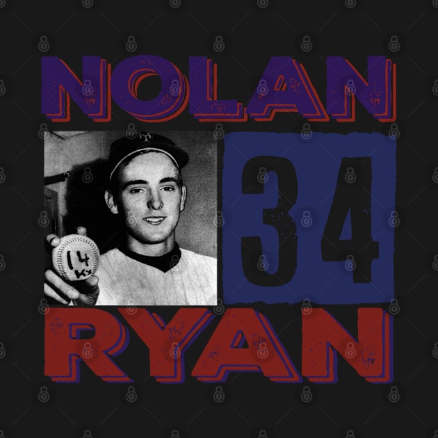 Vintage Young Nolan Ryan by MManoban