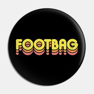 Retro Footbag Pin