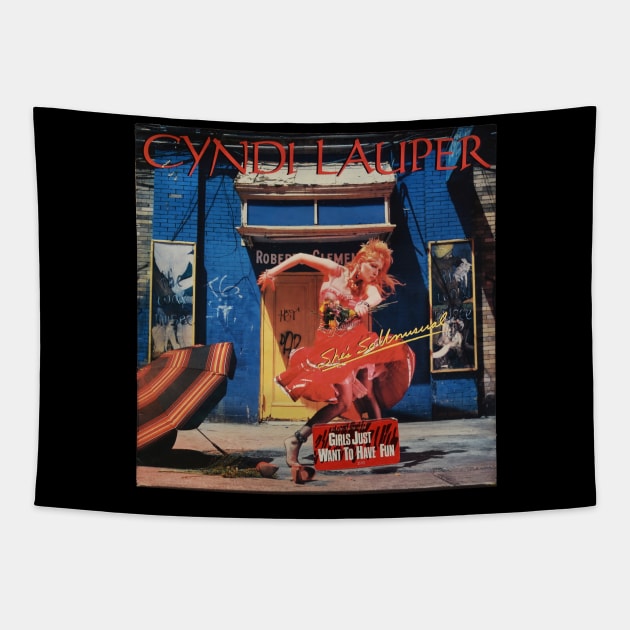 cyndie lauper Tapestry by Dd design