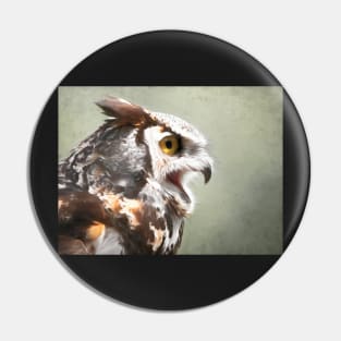 Owl in Profile Pin