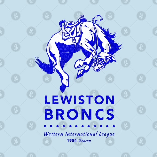 Defunct Lewiston Broncs - Lewis and Clark Broncs Baseball by LocalZonly