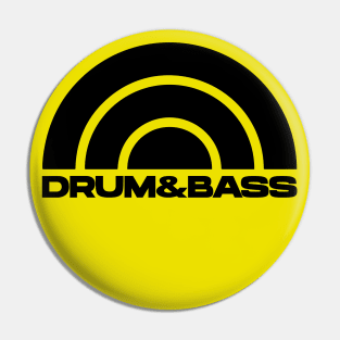 Drum & Bass Records Pin