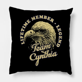 Cynthia Name - Lifetime Member Legend - Eagle Pillow