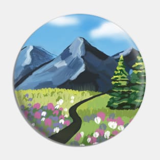 Mountains and Valleys Pin