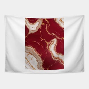 marble red gradient Tapestry