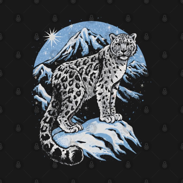 Hunter's Solitude, Snow Leopard by SimpliPrinter