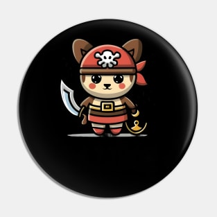 Cute Kawaii pirate Pin