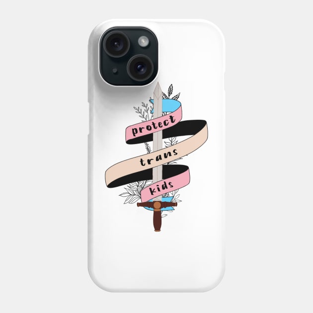 this is my "protect trans kids" blade Phone Case by goblinbabe