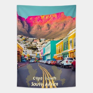 World travel fly to Cape town South Africa ,Brafdesign Tapestry