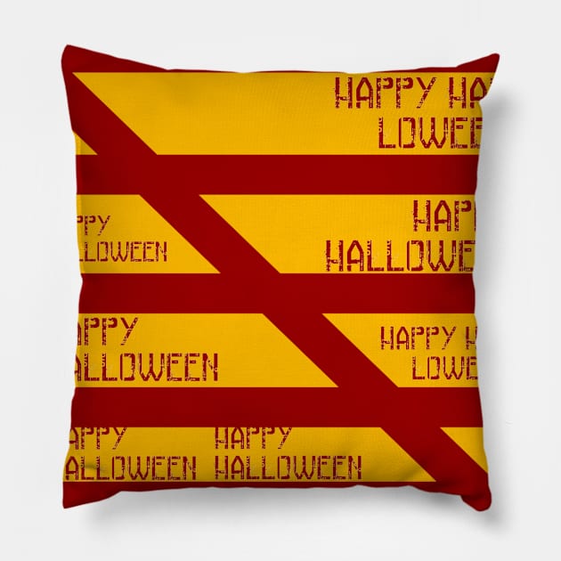 happy halloween Pillow by Dexter