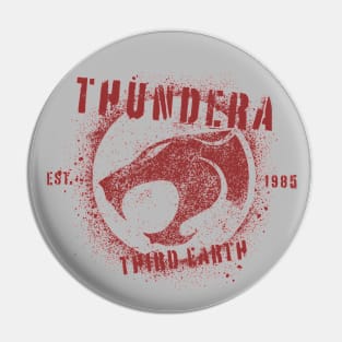 Third Earth - 1985 Thunder Crest | Spray Painted Pin