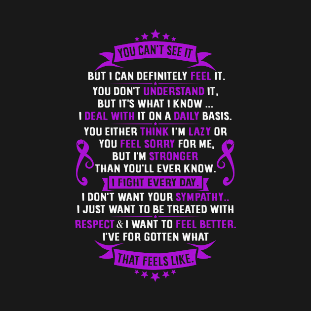 I'm Stronger Than You Will Ever Know I Fight Every Day Alzheimers Awareness Purple Ribbon Warrior by celsaclaudio506