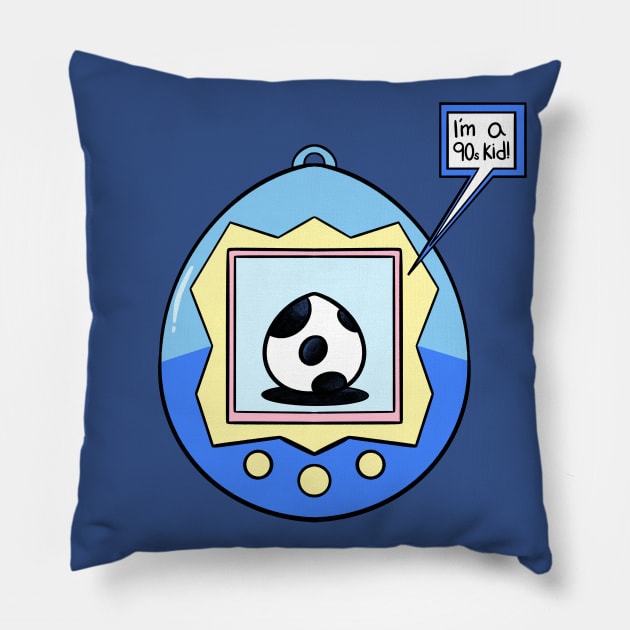 Tamagotchi egg Pillow by Cuteful