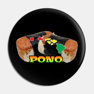 Hawaii Hawaiian t-shirt designs musubi Pin