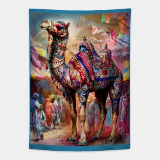 Beautiful colourful rajasthani camel Tapestry