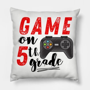 Game On 5th Grade Back to School Pillow