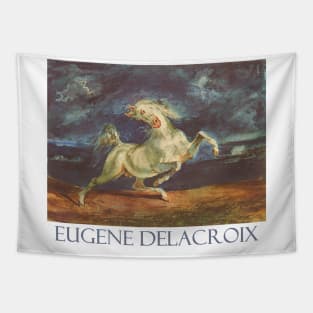 Horse Frightened by a Storm by Eugène Delacroix Tapestry