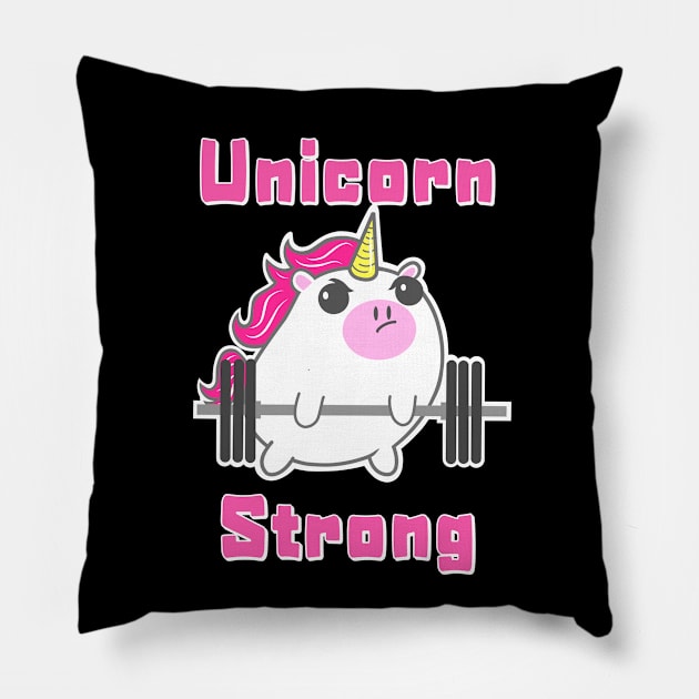 Unicorn Strong Pillow by TimAddisonArt