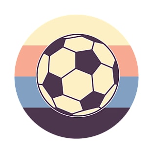 Soccer Ball in Retro Colors T-Shirt