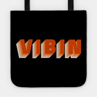 VIBIN warm colours red-orange design Tote