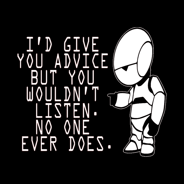 Marvin Advice - Hitchhikers Guide to the Galaxy by OtakuPapercraft