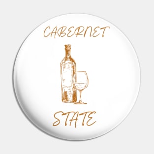 Cabernet State Pin